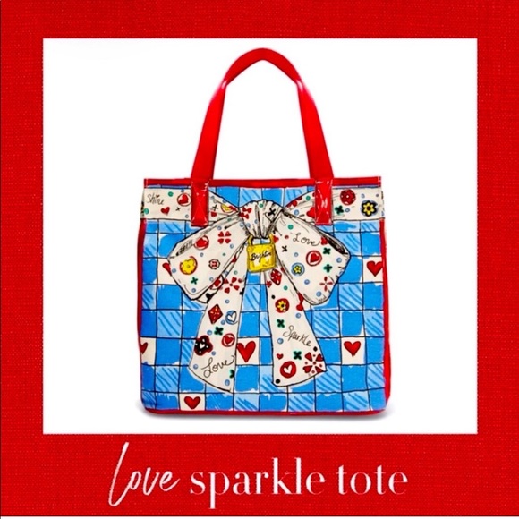 BRIGHTON Love Sparkle Canvas Tote - Picture 9 of 9